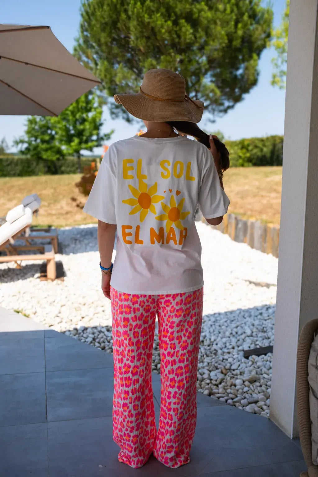 El Sol El Mar T-Shirt Ecru
