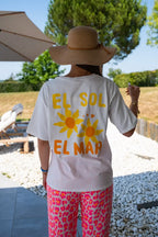 El Sol El Mar T-Shirt Ecru