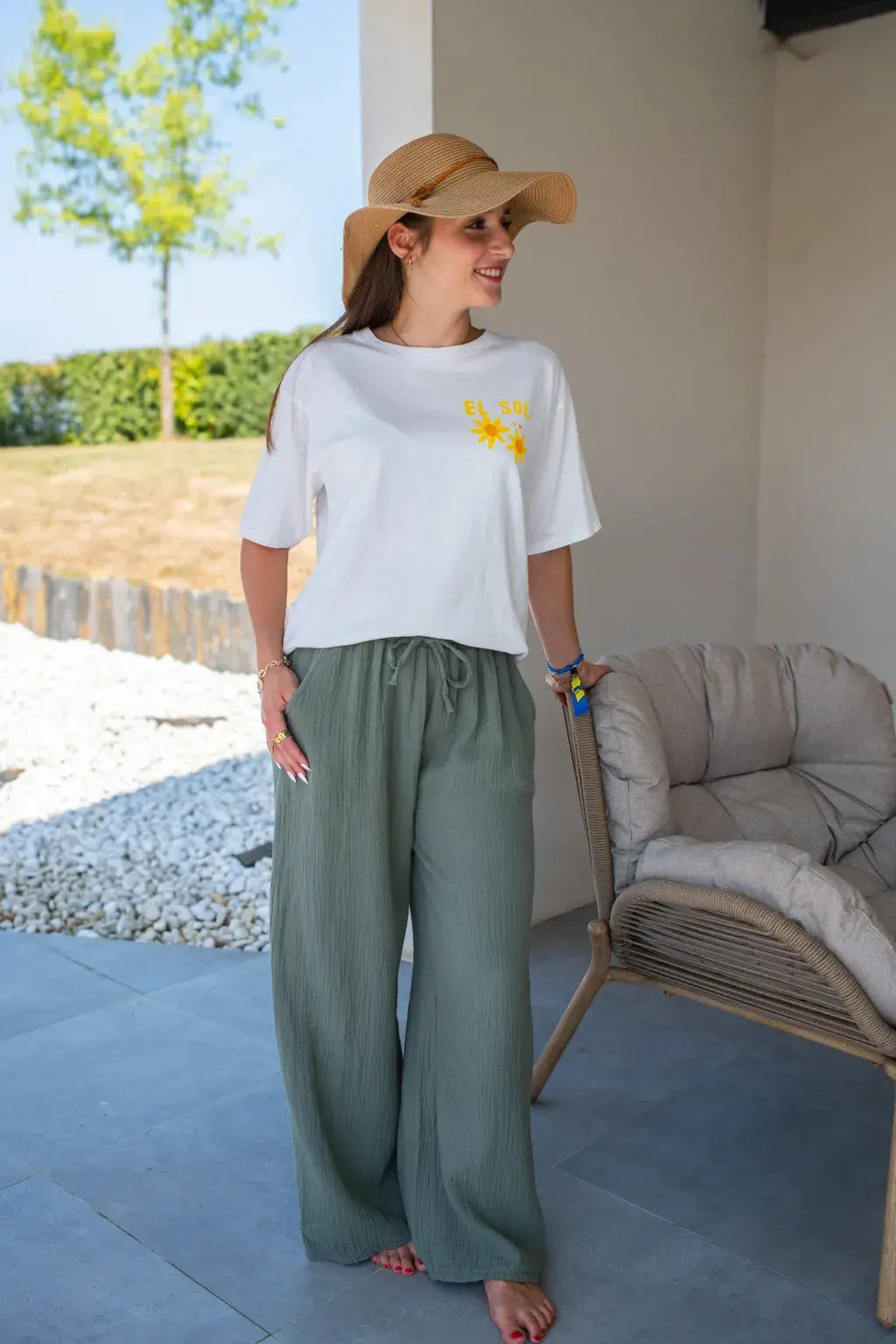 Byxor Pola - Khaki