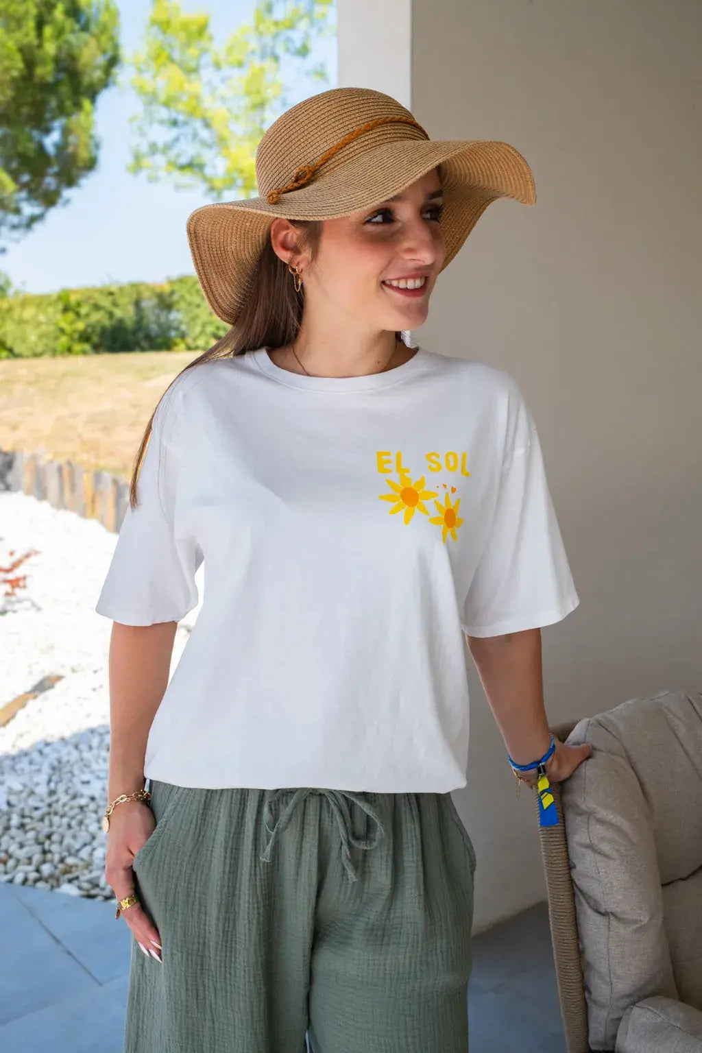 El Sol El Mar T-Shirt Ecru