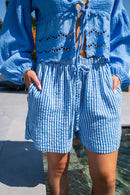 Short Nikos Bleu