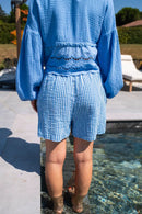Short Nikos Bleu
