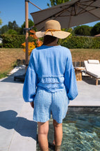 Nikos Shorts Blue