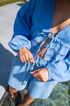 Blouse Clémentine Bleue