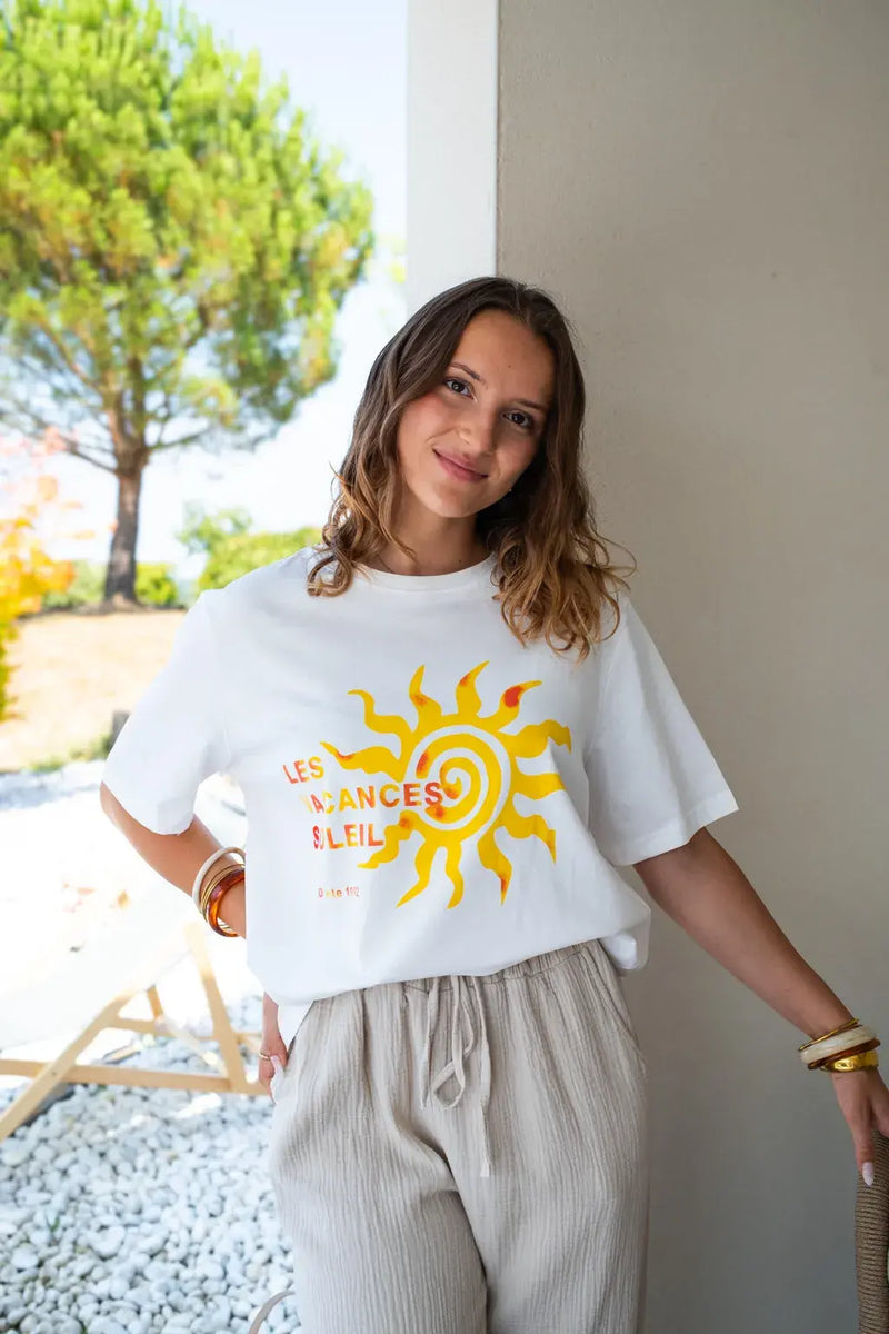 T-Shirt Les Vacances Soleil