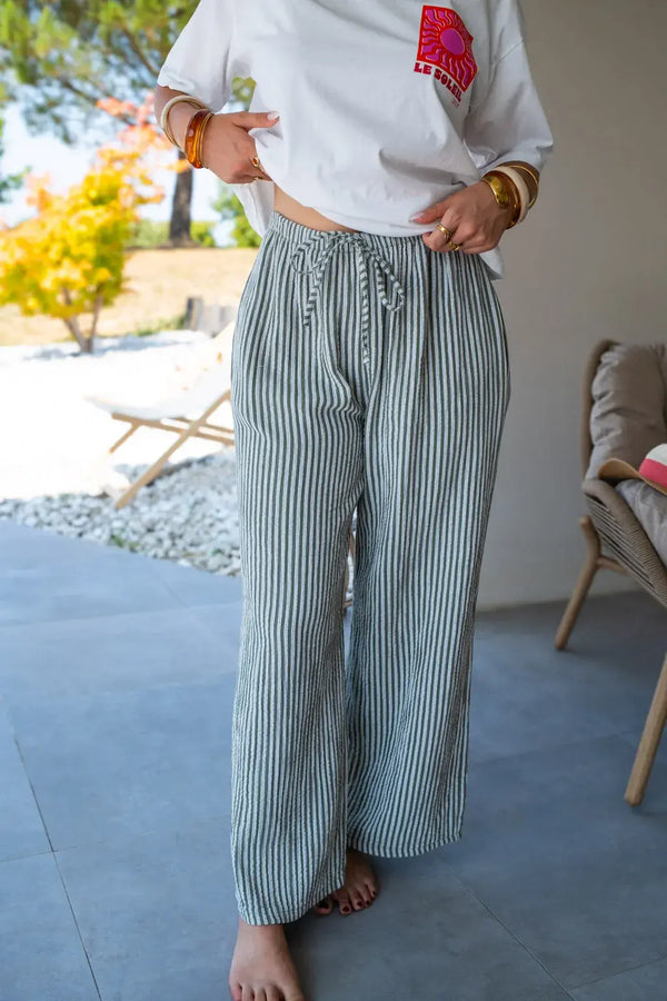 Pantalones Eline Caqui