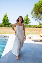 Vestido Salia Beige