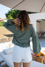 Blusa Clementina Caqui