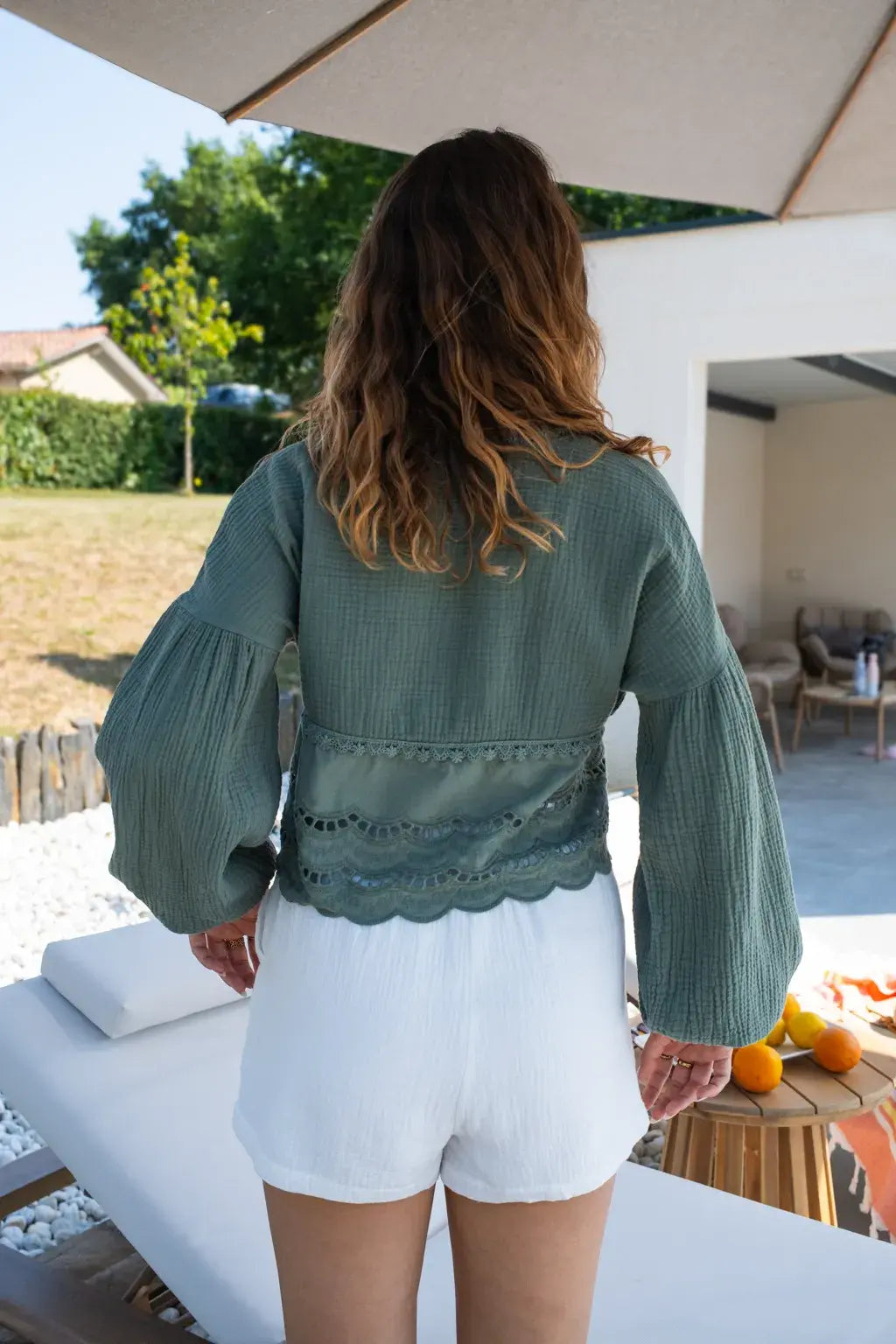 Blusa Clementina Caqui