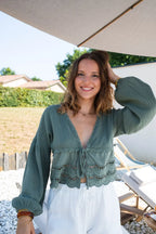 Blusa Clementina Caqui