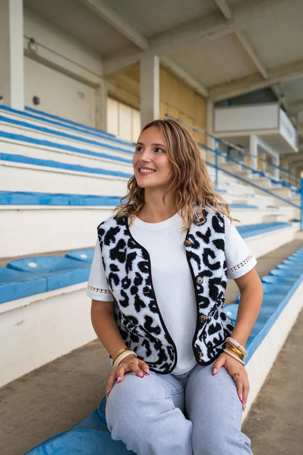Gilet Molly - Leopardato