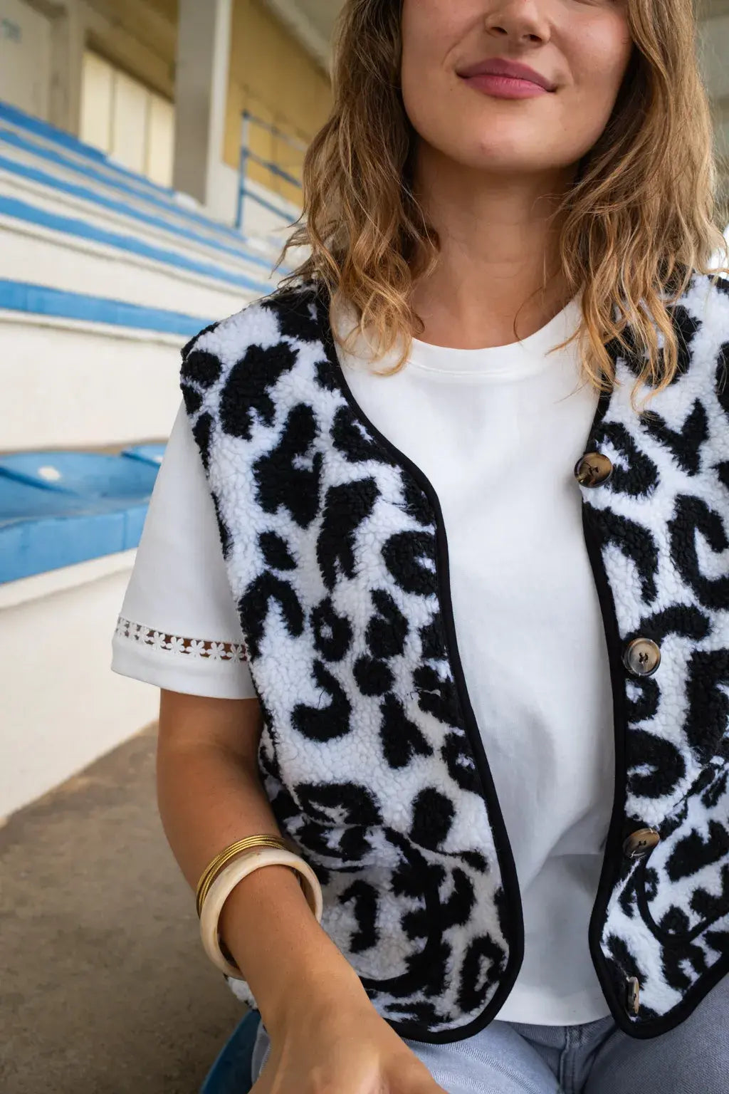 Gilet Molly - Leopardato