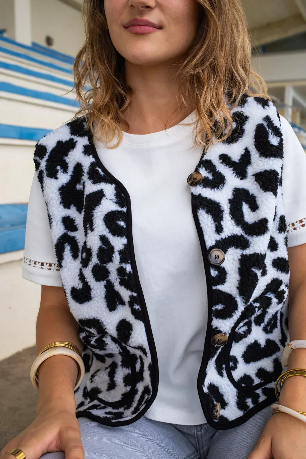 Gilet Molly - Leopardato