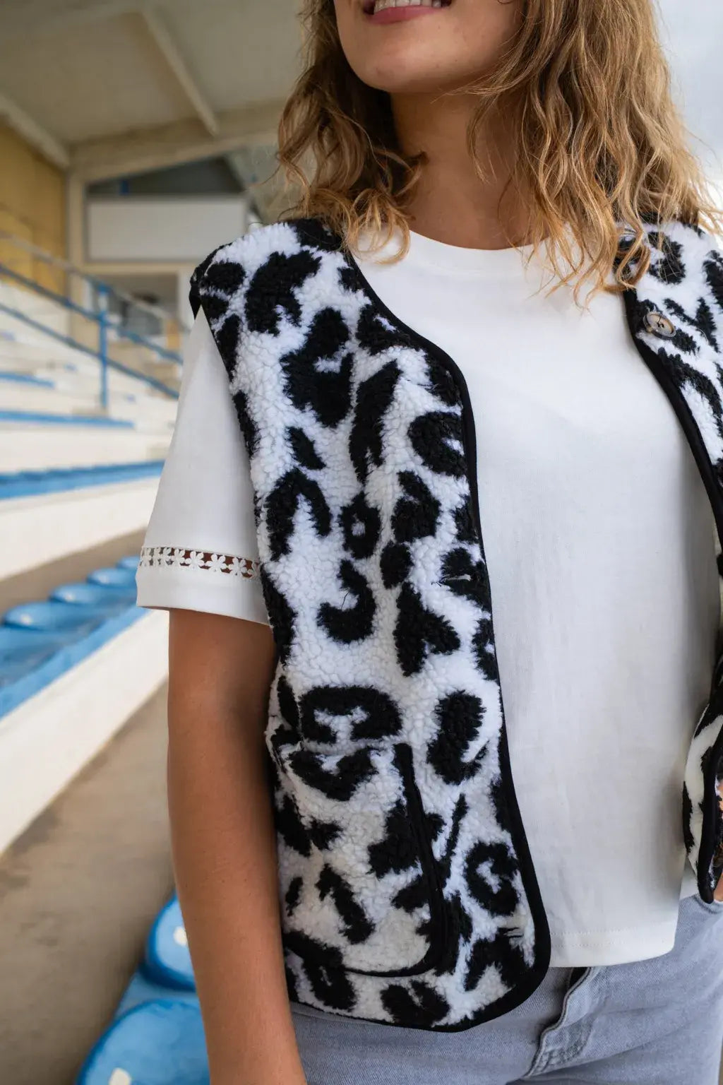 Gilet Molly - Leopardato