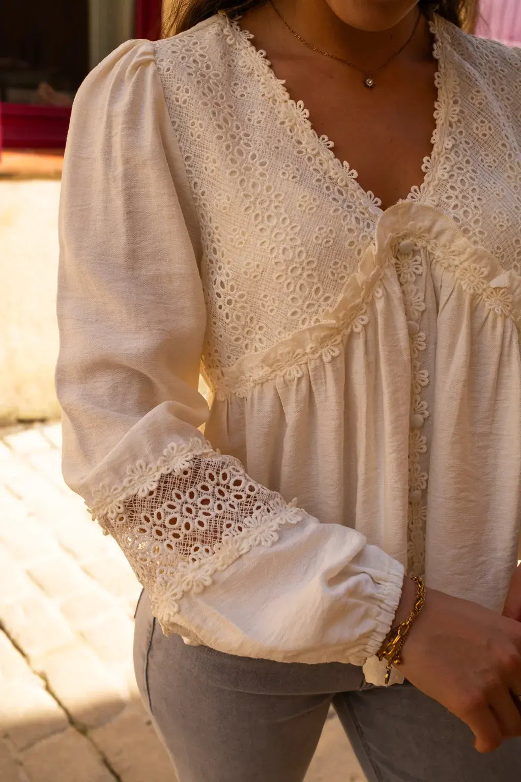 Blusa Balya Crudo