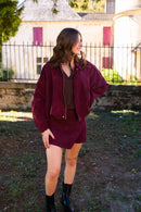 Jupe-Short Diaz Bordeaux