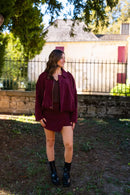 Jupe-Short Diaz Bordeaux