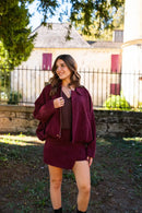 Jupe-Short Diaz Bordeaux