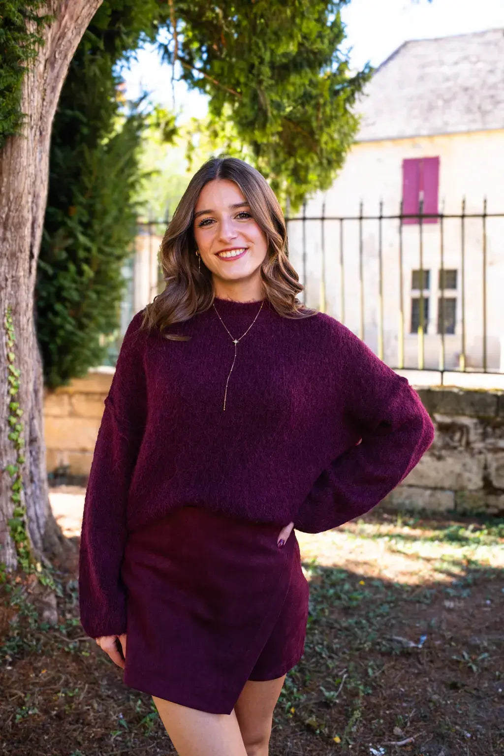 Maglione Milene - Burgundy