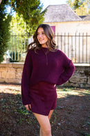 Jupe-Short Diaz Bordeaux