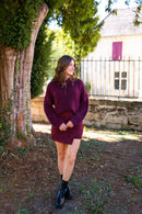 Jupe-Short Diaz Bordeaux