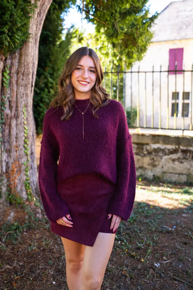 Jupe-Short Diaz Bordeaux