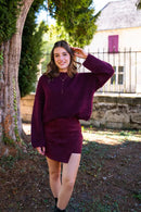 Jupe-Short Diaz Bordeaux
