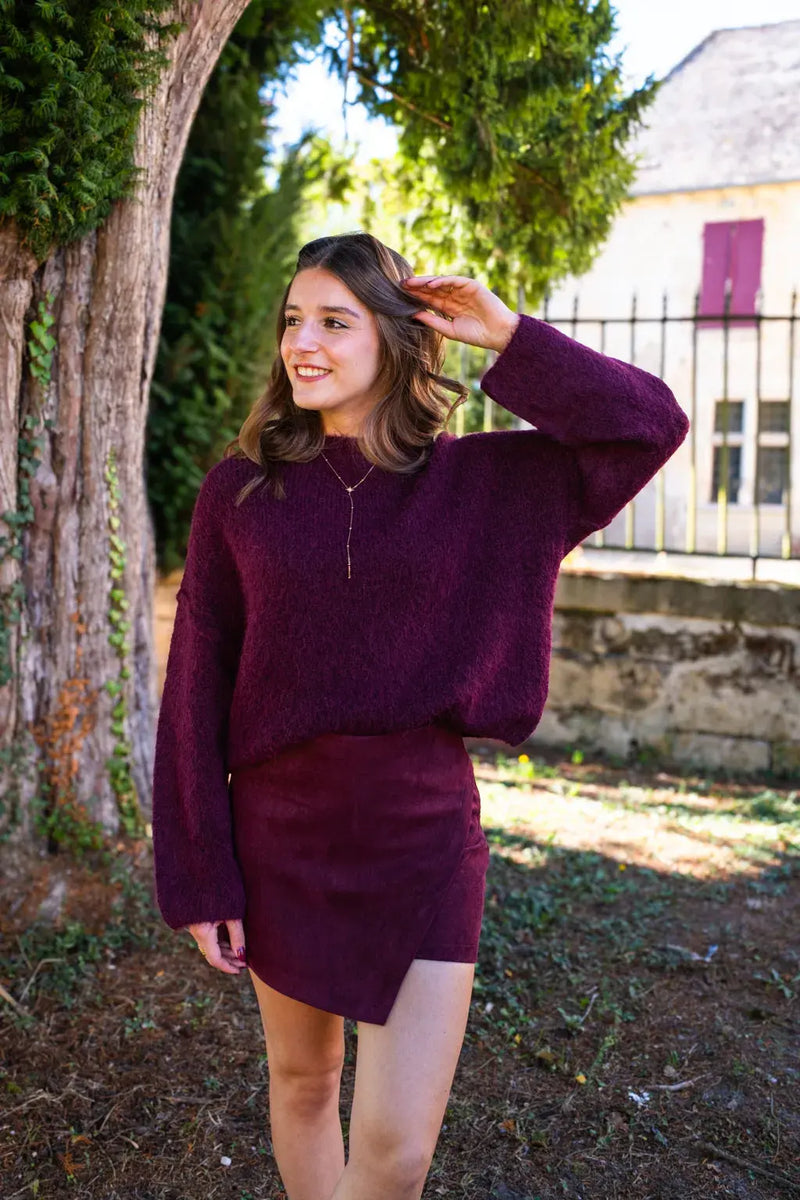 Jupe-Short Diaz Bordeaux
