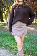 Jupe-Short Diaz Taupe