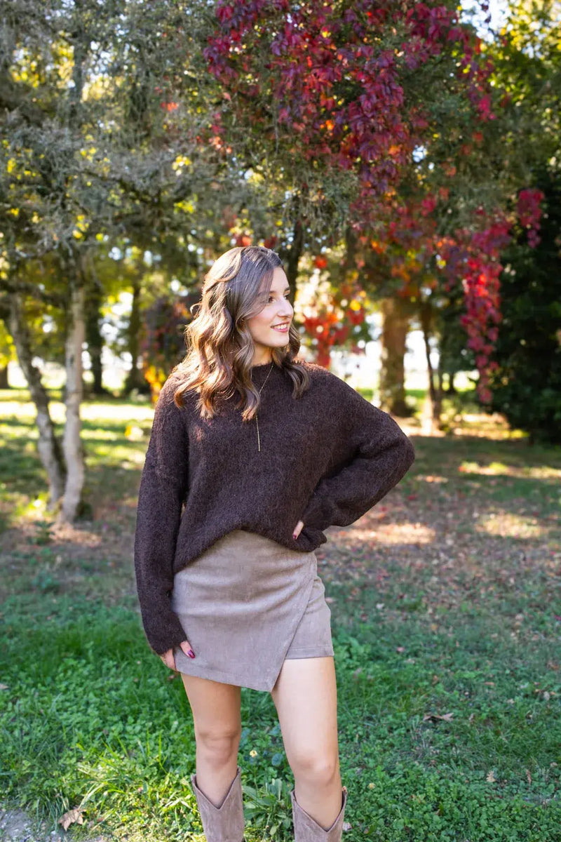 Jupe-Short Diaz Taupe