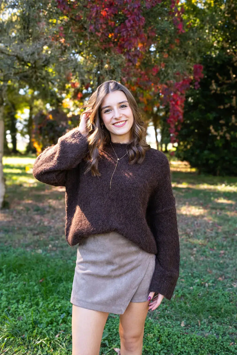 Jupe-Short Diaz Taupe