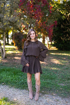Chiara Chocolate Dress