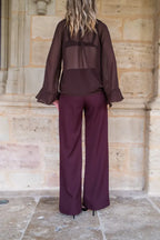 Pantalon Maria Bordeaux