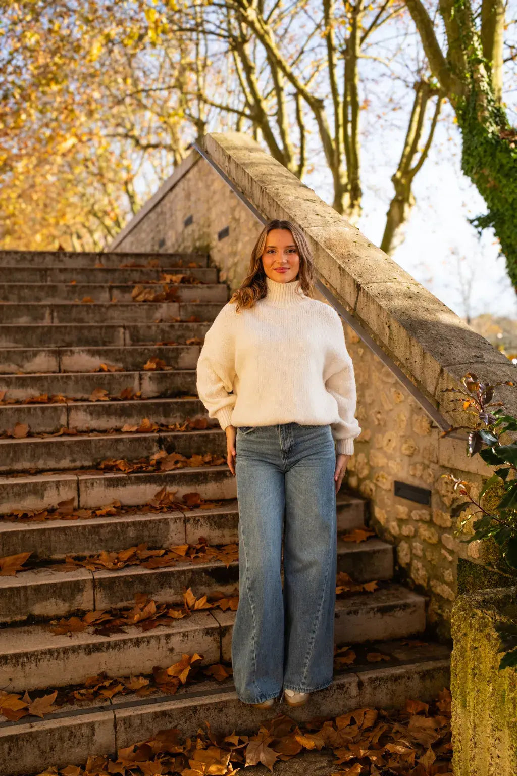 Karine Striktrøje - Beige