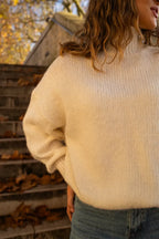 Karine Striktrøje - Beige