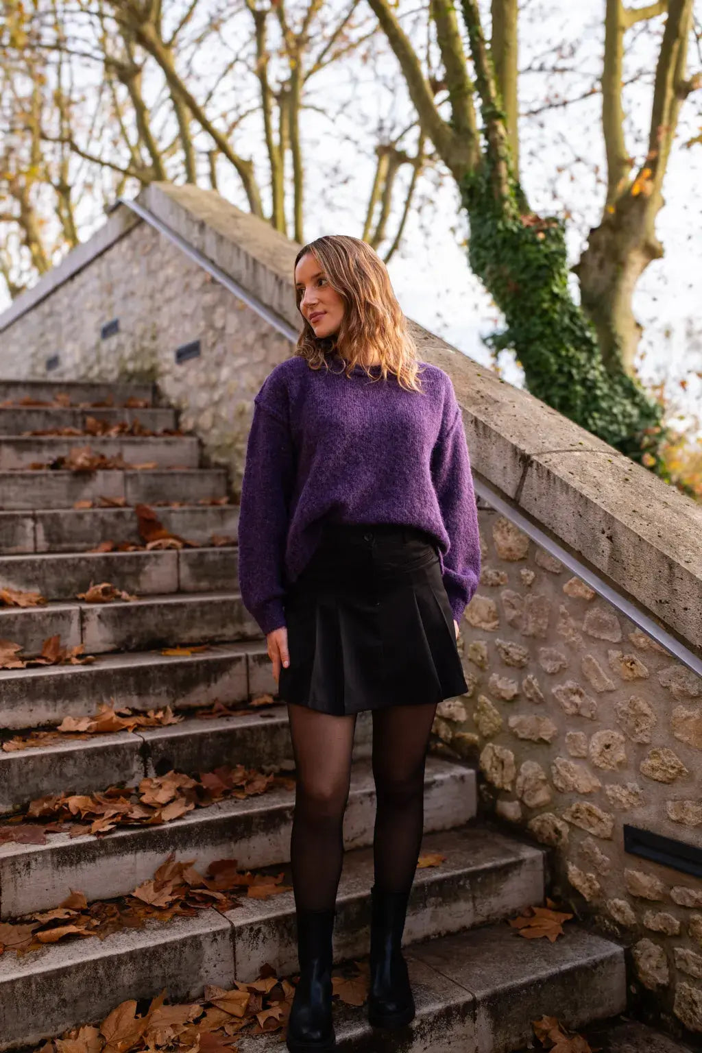 Sweter Lisa – Fioletowy