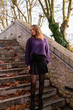 Sweter Lisa – Fioletowy