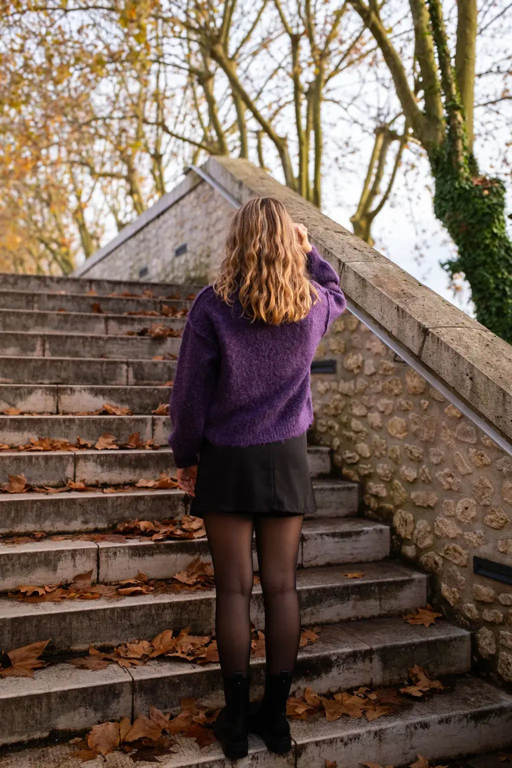 Sweter Lisa – Fioletowy
