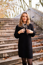 Rachelle Strikkjole - Sort