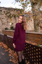 Abito In Maglia Sya - Burgundy