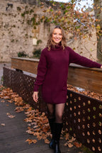 Abito In Maglia Sya - Burgundy