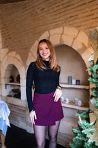 Jupe-Short Olivia - Bordeaux