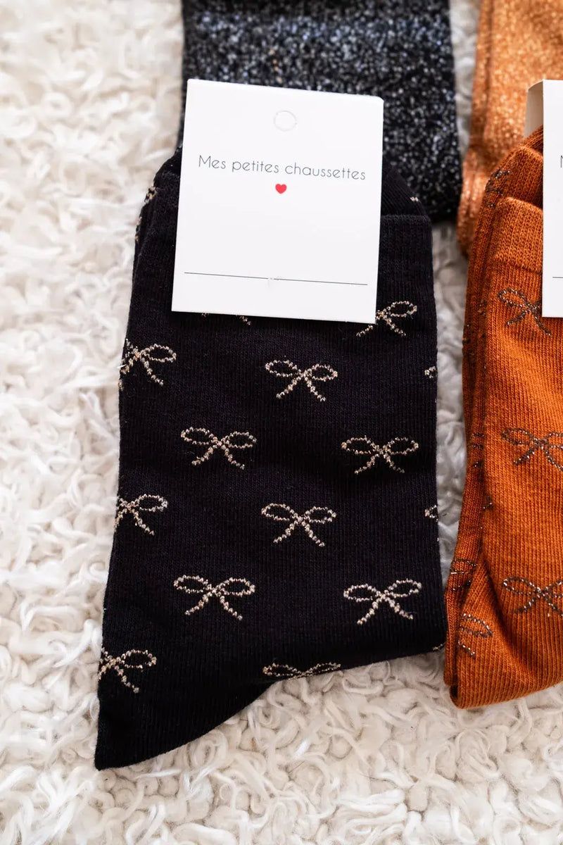 Chaussettes Nœuds Noires