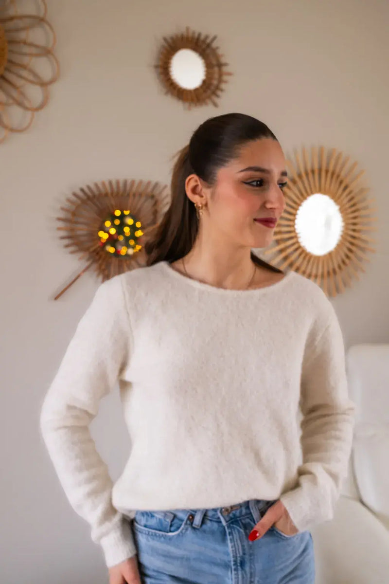 Pull Hilona Écru