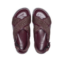 Sandalia Bianca Rafia Burdeos