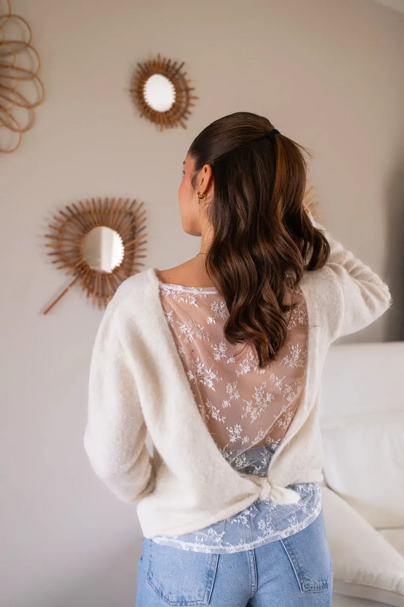 Pull Hilona Écru