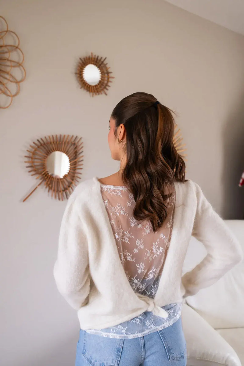Pull Hilona Écru