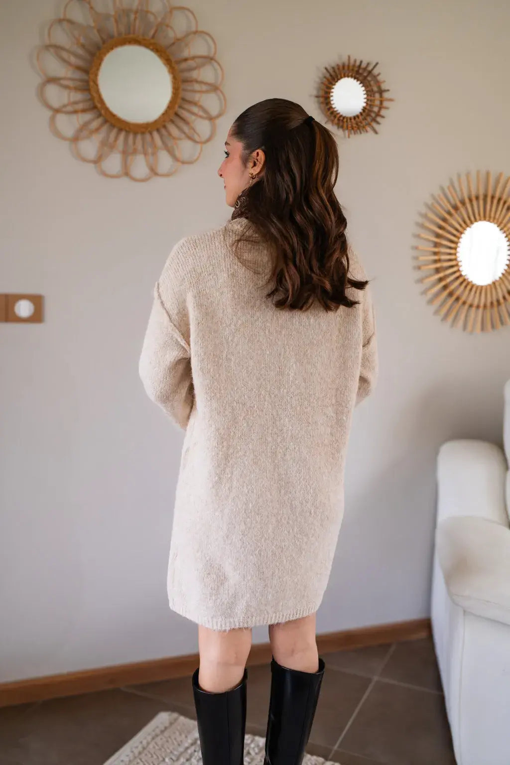 Abito in maglia Rachelle - Beige