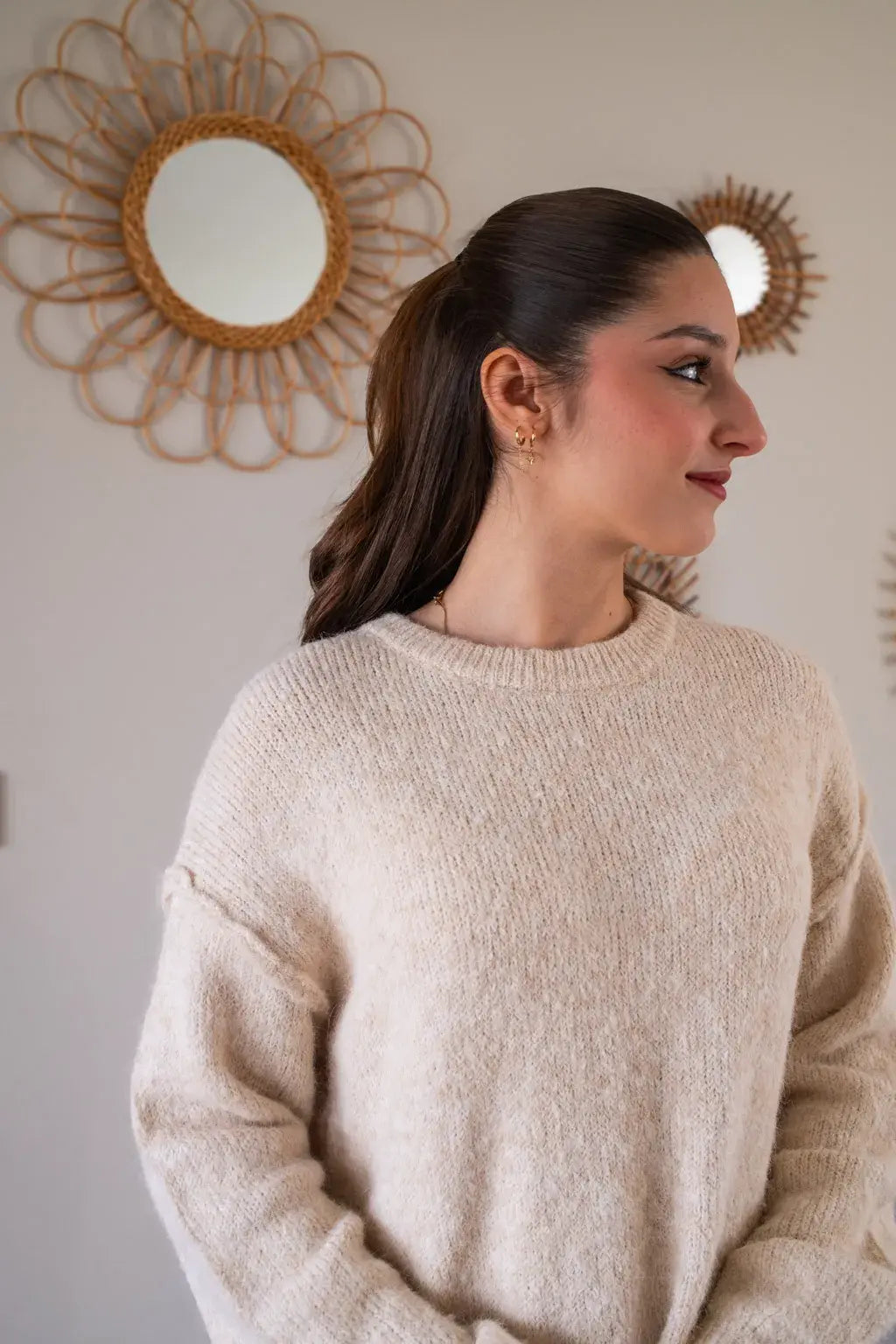 Abito in maglia Rachelle - Beige