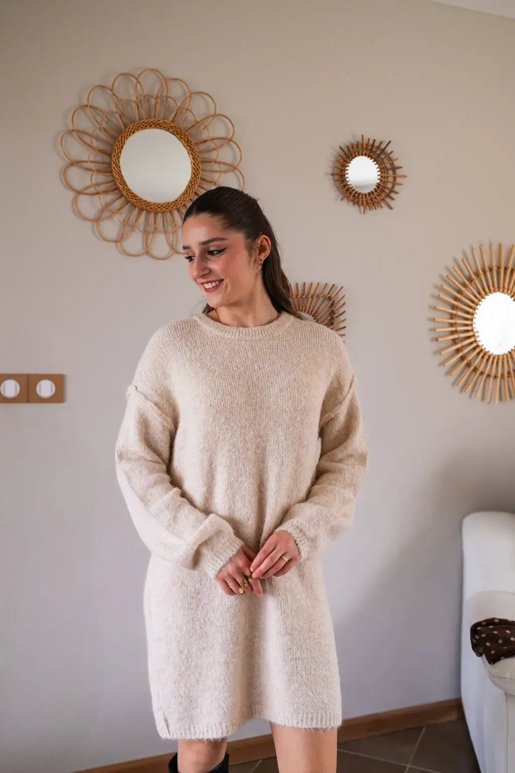 Abito in maglia Rachelle - Beige